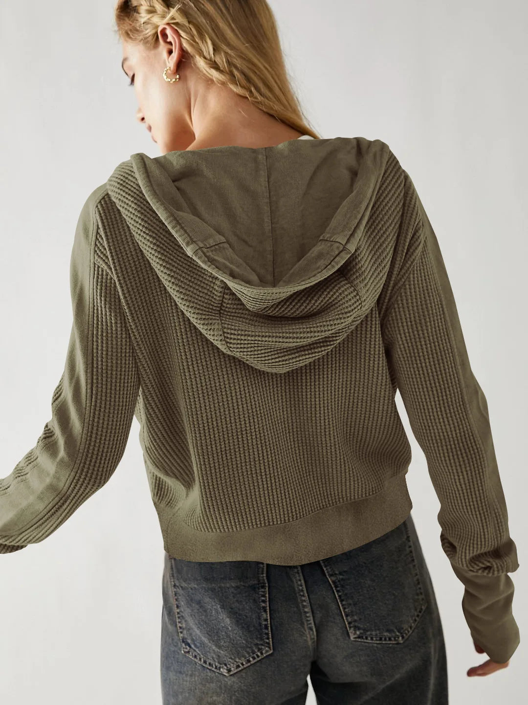 Waffle Hoodie for Women | Nalori