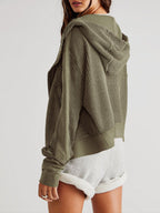 Waffle Hoodie for Women | Nalori