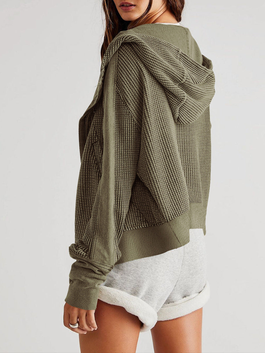Waffle Hoodie for Women | Nalori