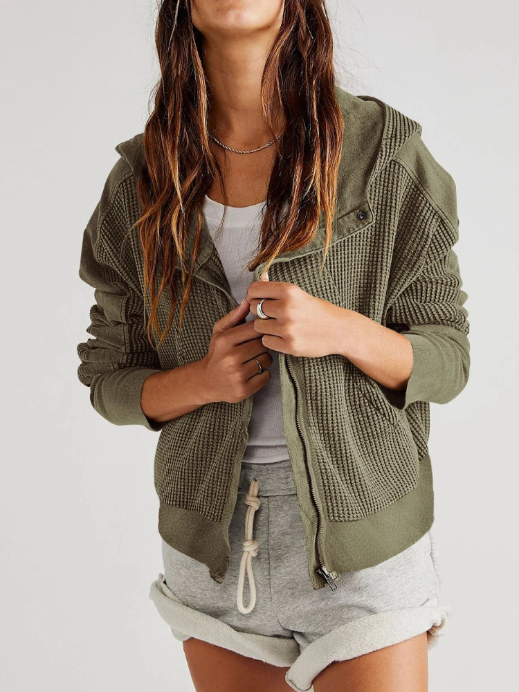Waffle Hoodie for Women | Nalori