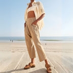 Weekender Wide-Leg Harem Denim Pants for Women | Nalari
