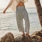 Weekender Wide-Leg Harem Denim Pants for Women | Nalari