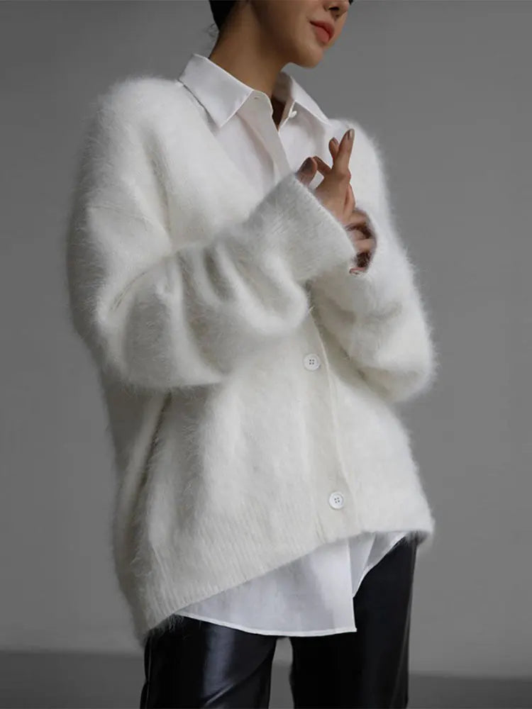 Wrap-Style Longline Cardigan for Women | Valene
