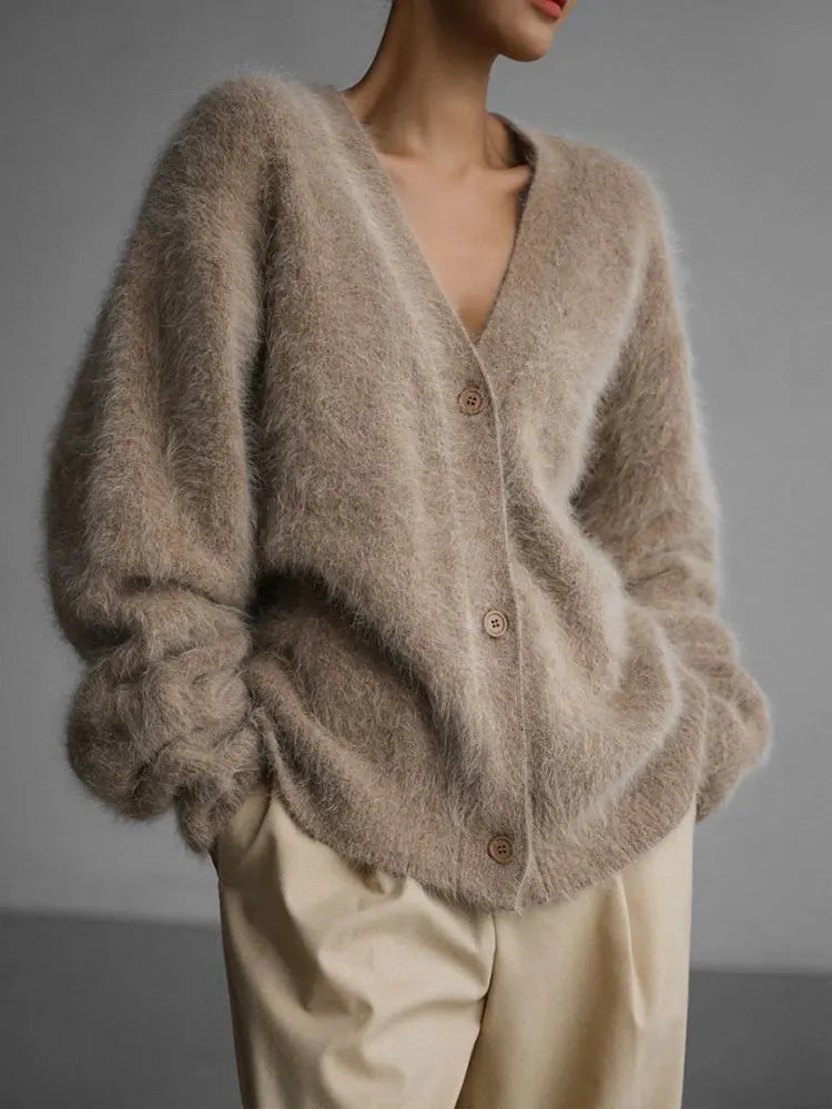 Wrap-Style Longline Cardigan for Women | Valene