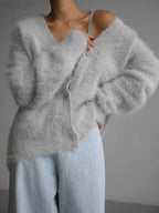 Wrap-Style Longline Cardigan for Women | Valene