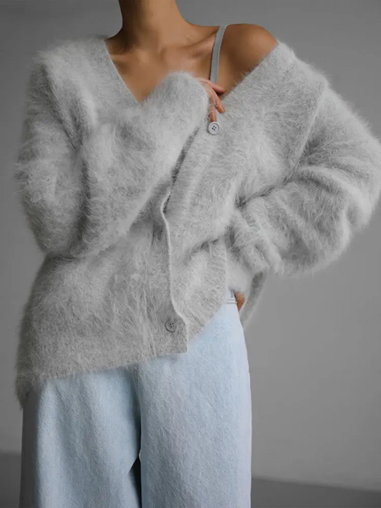 Wrap-Style Longline Cardigan for Women | Valene