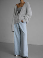 Wrap-Style Longline Cardigan for Women | Valene