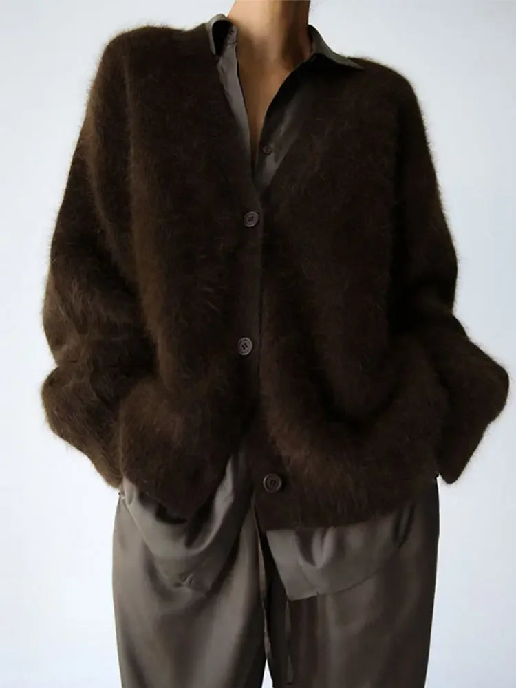 Wrap-Style Longline Cardigan for Women | Valene